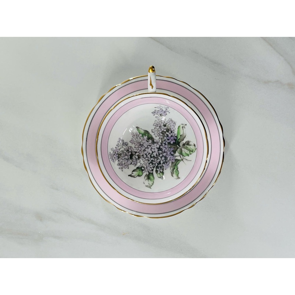 PARAGON Lilac Purple Pink Teacup & Saucer - Picture 6 of 9